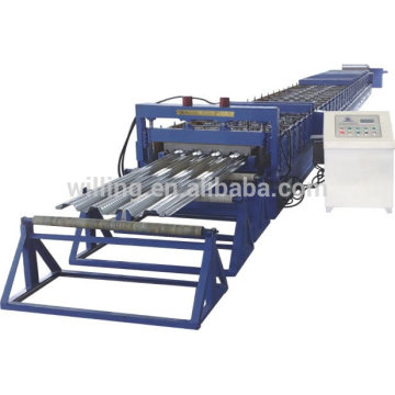 Decking floor roll forming machine line